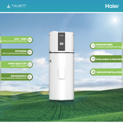 Haier Brauchwasser Wärmepumpe HP200M7-F9, 200 L, A+, R290 Kältemittel – Effiziente Warmwasserlösung