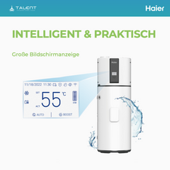 Haier Brauchwasser Wärmepumpe HP200M7-F9, 200 L, A+, R290 Kältemittel – Effiziente Warmwasserlösung