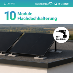 APsystems EZHI + EZ1D Set – Hybrid & Insel-System mit 5 kWh / 10 kWh Speicher + 4550W (10 x 455W) Bifazial Full Black PV Modulen, AC Leistung 3800W