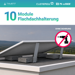 APsystems EZHI + EZ1D Set – Hybrid & Insel-System mit 5 kWh / 10 kWh Speicher + 4550W (10 x 455W) Bifazial Full Black PV Modulen, AC Leistung 3800W