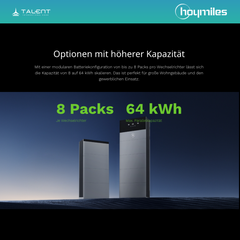 Hoymiles - HiOne-10T-G3 10kW Hybrid-Wechselrichter dreiphasig und 8kWh Speicher ALL-IN-ONE BESS Energiespeichersystem