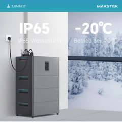 1820W Balkonkraftwerk mit Speicher - 4 × 455W Bifacial Full Black Glas-Glas Modul & Marstek Jupiter C Plus mit integriertem Wechselrichter