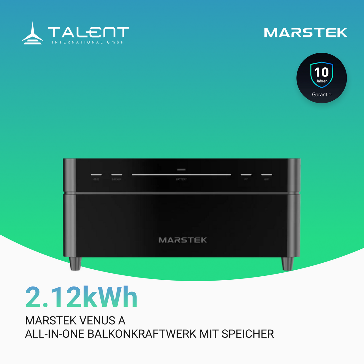 Marstek Venus A All-in-One Balkonkraftwerk mit Speicher