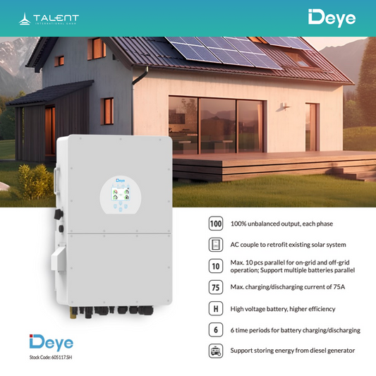 Deye Hybrid-Wechselrichter SUN-20K-SG01HP3-EU-AM2 20kW Dreiphasig