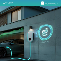 Sigenergy Sigen EV AC Wallbox 7 kW / 11 kW / 22 kW (konfigurierbar) – Intelligente Ladestation für SigenStor + 5m Cabel Type2 Wall Box