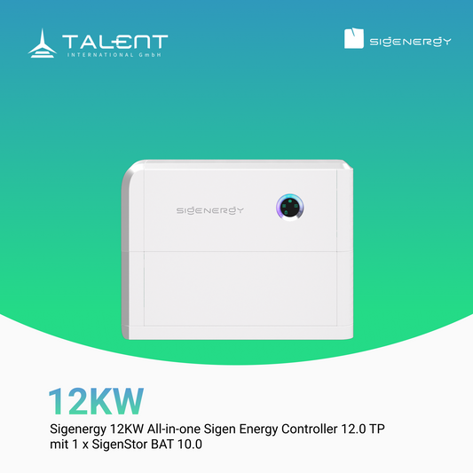 Sigenergy 12KW All-in-one Energy Controller 12.0 TP Dreiphasig Hybrid Wechselrichter mit BAT 10.0 Batteriespeicher