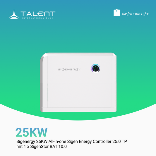 Sigenergy 25KW All-in-one Energy Controller 25.0 TP Dreiphasig Hybrid Wechselrichter mit BAT 10.0 Batteriespeicher