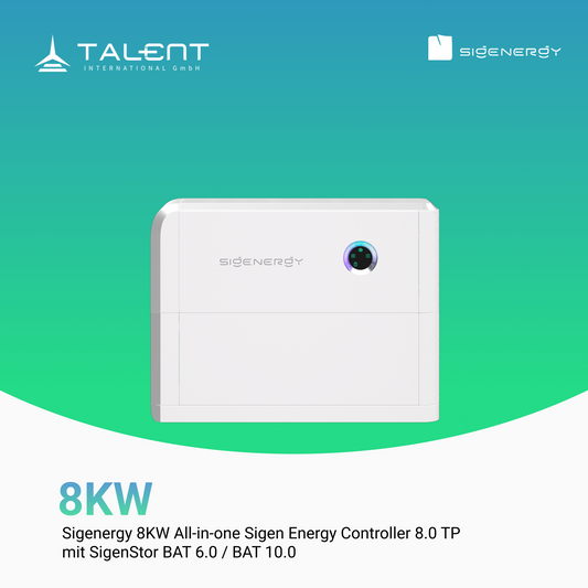 Sigenergy 8KW All-in-one Energy Controller 8.0 TP Dreiphasig Hybrid Wechselrichter mit BAT 6.0 / 10.0 Batteriespeicher