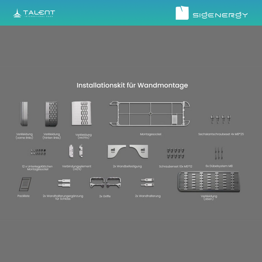 Sigenergy 5KW All-in-one Energy Controller 5.0 TP Dreiphasig Hybrid Wechselrichter mit BAT 6.0 / 10.0 Batteriespeicher