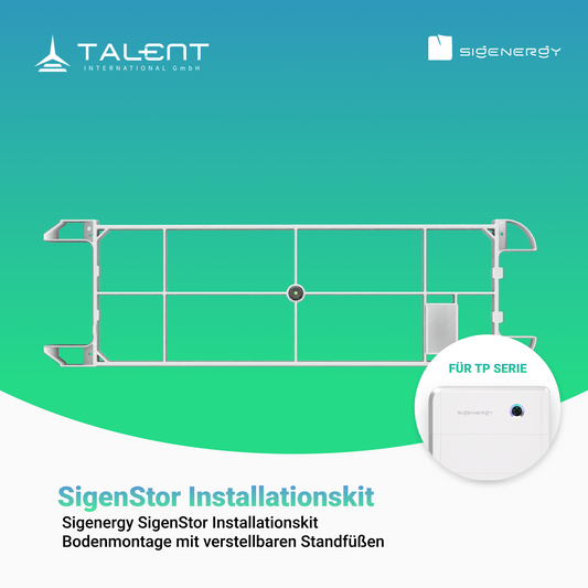 Sigenergy SigenStor Installationskit Bodenmontage mit verstellbaren Standfüßen